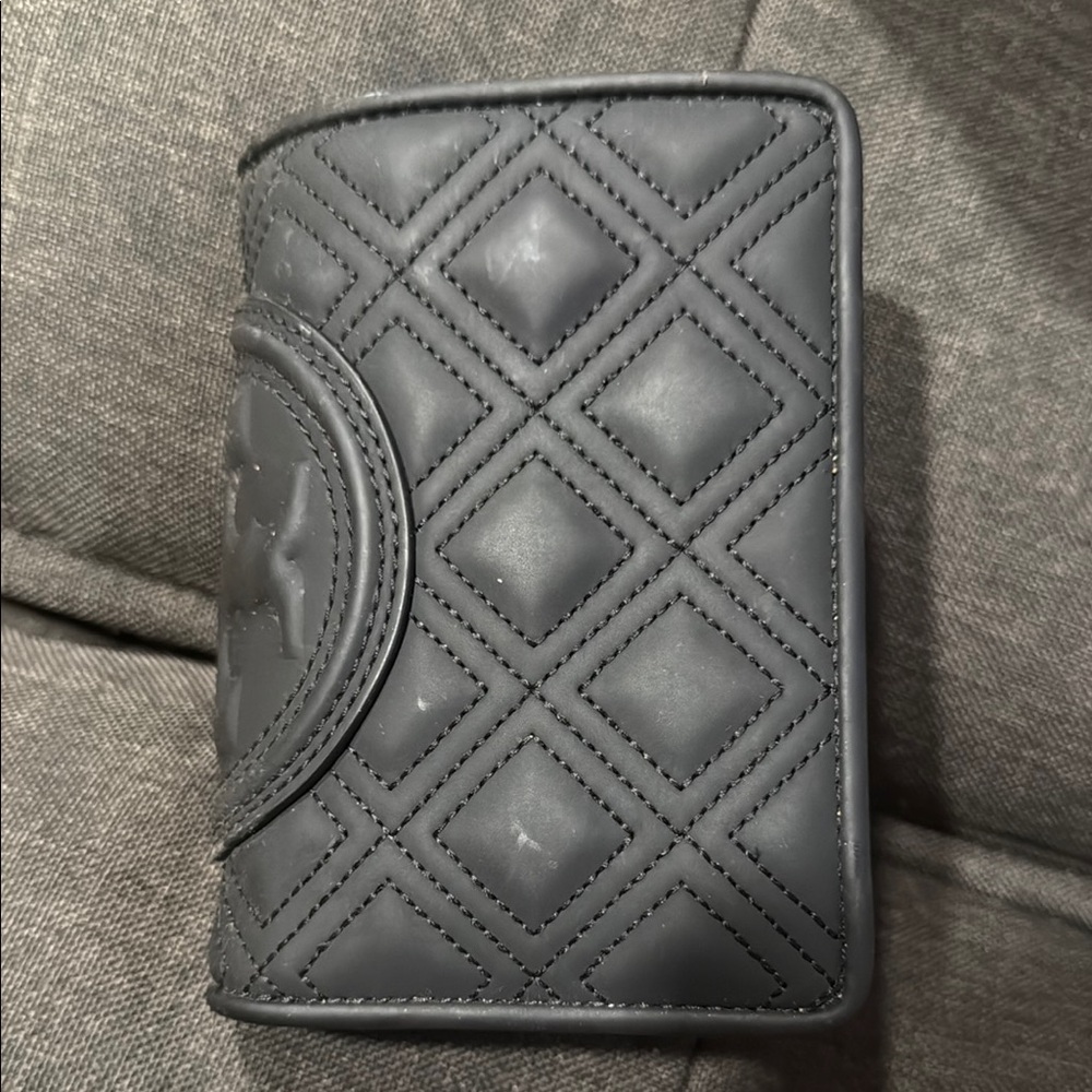 Tory Burch Black Leather Wallet